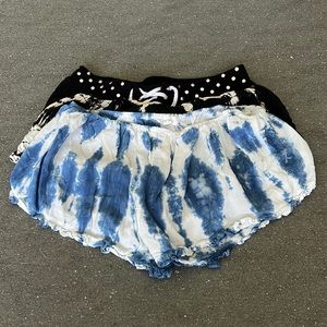 WOMENS 3 COVER UP SHORTS (FLOWERS BY ZOE + OLIVACEOUS)